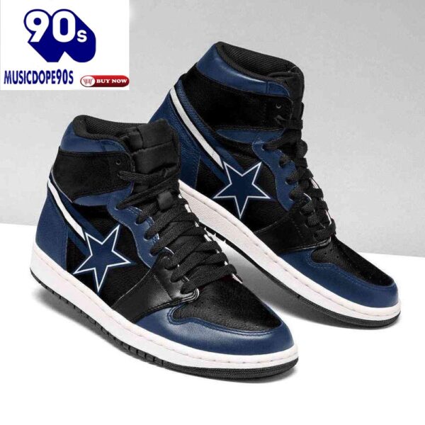 Dallas Cowboys Nfl Air Jordan Shoes Sport Sneakers, For Men And Women