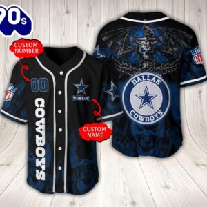 Dallas Cowboys NFL Baseball Jersey…