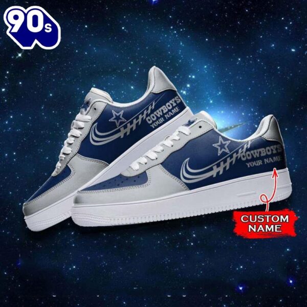 Dallas Cowboys NFL Personalized Air Force Sneaker