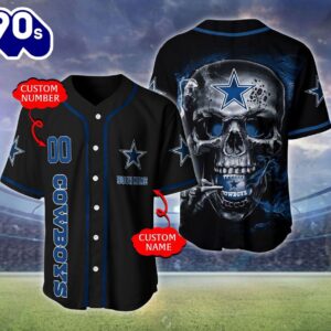 Dallas Cowboys NFL Skull Logo…