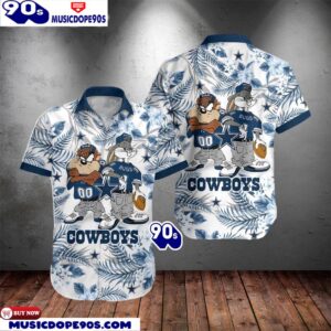 Dallas Cowboys Taz And Bugs NFL Teams Hawaiian Shirt