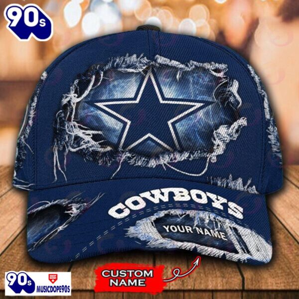 Dallas Cowboys-Personalized NFL Classic Cap V2