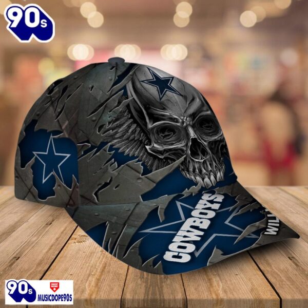 Dallas Cowboys-Personalized NFL Skull Cap V2