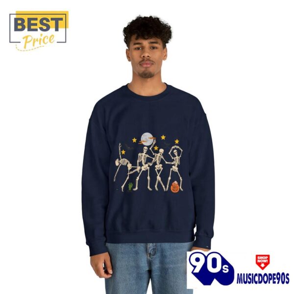 Dancing Skeletons Halloween Sweatshirt