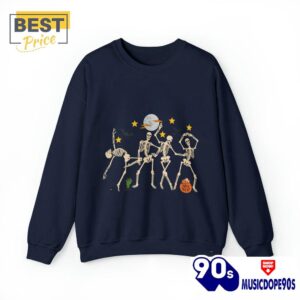 Dancing Skeletons Halloween Sweatshirt