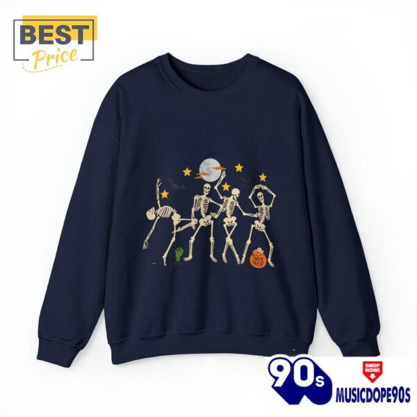 Dancing Skeletons Halloween Sweatshirt