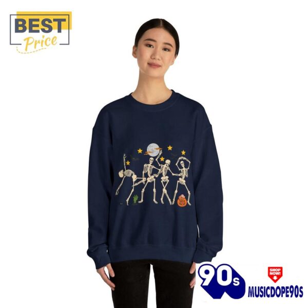 Dancing Skeletons Halloween Sweatshirt