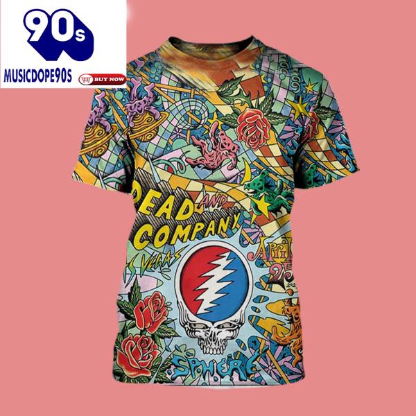 Dead And Company Live Show At Sphere In Las Vegas On April 25 2025 Shirt Dead And Company Live Show At Sphere In Las Vegas On April 25 2025 Shirt