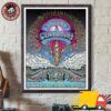 Dead And Company Sphere Las Vegas Gig Poster Night 2 On March 21 2025 Cosmic Mushroom Voyage Canvas