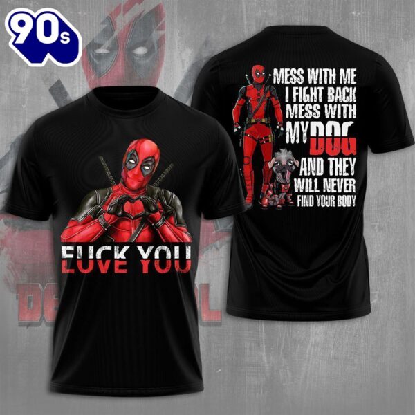 Deadpool And Wolverine Come Together 3D T-Shirt  For Fans