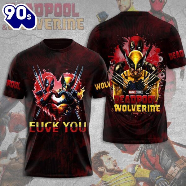 Deadpool x Wolverine 3D Apparel Shirt  For Fans