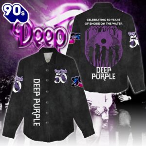 Deep Purple 3D Linen Shirt…