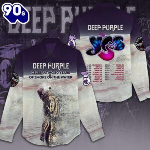Deep Purple 3D Women’s Casual…