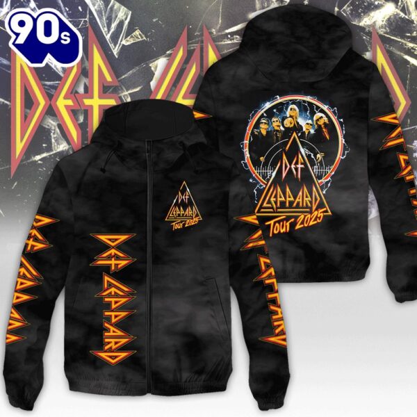 Def Leppard 3D Windbreaker Jacket For Man And Women