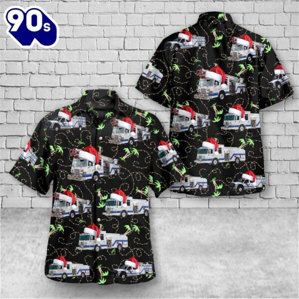 DeLand, Volusia County, Florida, Deland Fire Department Christmas Hawaiian Shirt