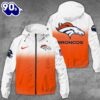 Denver Broncos 3D Windbreaker Jacket For Man And Women