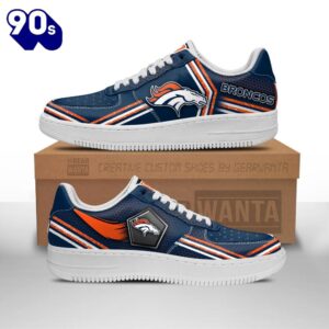 Denver Broncos Air Sneakers Custom Force Shoes For Fans