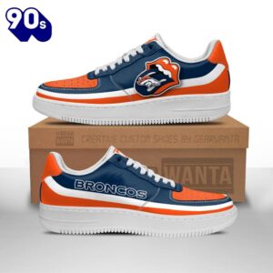 Denver Broncos Air Sneakers Custom Force Shoes Sexy Lips For Fans