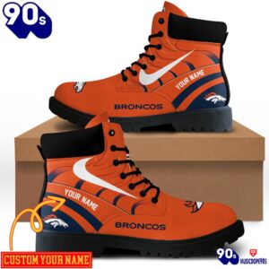 Denver Broncos Custom Boots Shoes Idea Gift For Fan