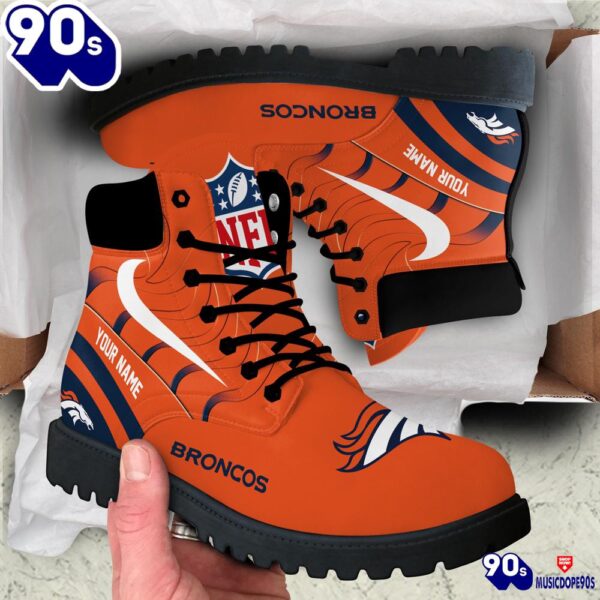 Denver Broncos Custom Boots Shoes Idea Gift For Fan