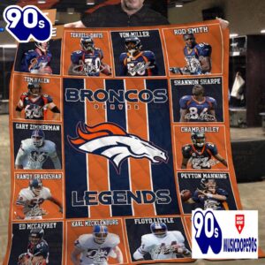 Denver Broncos Legends 2024 Fleece Blanket