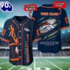 Denver Broncos NFL 3D Personalized Baseball Shirt For Fans