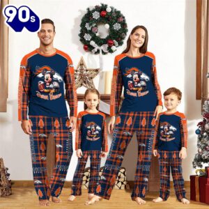 Denver Broncos Pajamas Personalized Your Name NFL And Mickey Mouse Pajamas  Gift Christmas