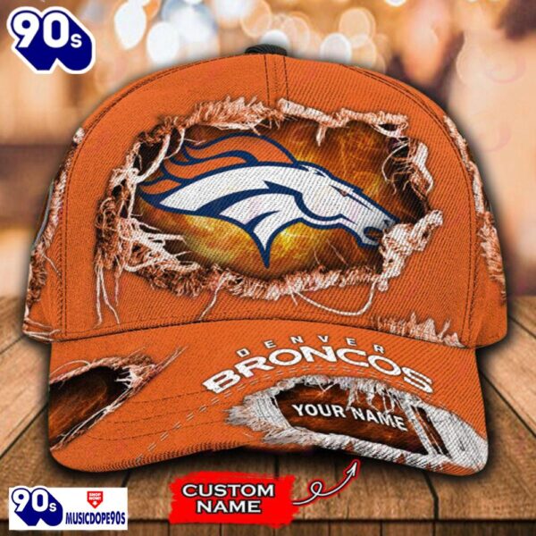 Denver Broncos-Personalized NFL Classic Cap V2