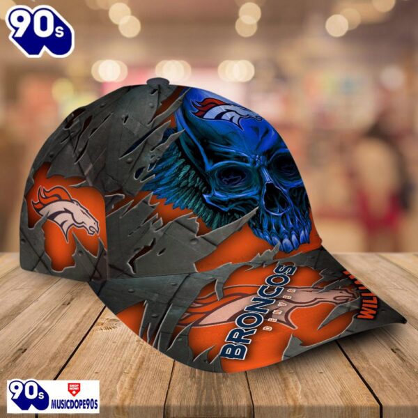 Denver Broncos-Personalized NFL Skull Cap V2