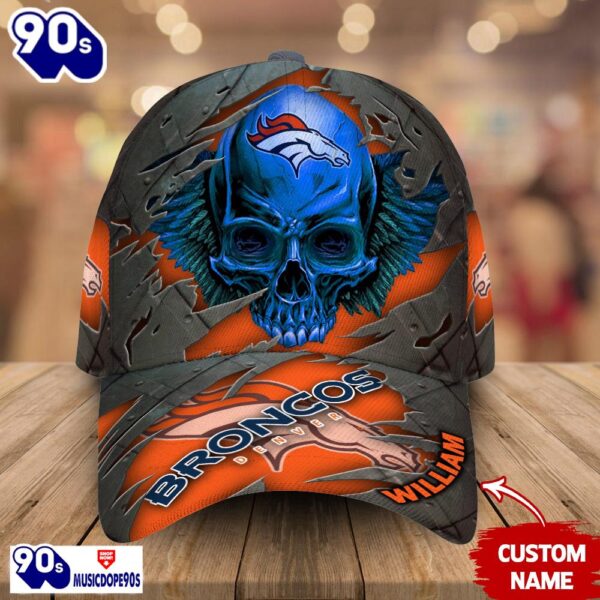 Denver Broncos-Personalized NFL Skull Cap V2