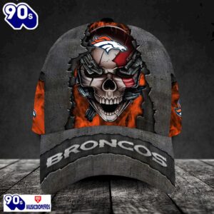 Denver Broncos-Personalized NFL Skull Cap V3