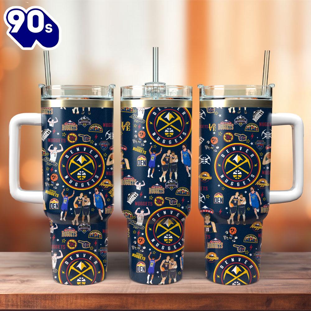 Denver Nuggets Basketball NBA Sport Custom Stanley Quencher 40oz Stainless Steel Tumbler With Handle 1 Denver Nuggets Basketball NBA Sport Custom Stanley Quencher 40oz Stainless Steel Tumbler With Handle 1