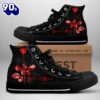 Depeche Mode Red Rose, Depeche Mode High Top Canvas Shoes, Depeche Mode Gift For Fans