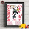 Descendents And Circle Jerk 2025 UK And European Tour Poster Tour Dates Canvas