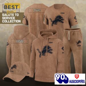Detroit Lions 2023 Salute To Service Club Hoodie, Jogger, Cap