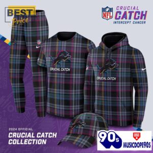 Detroit Lions 2024 NFL Crucial Catch Hoodie, Jogger, Cap