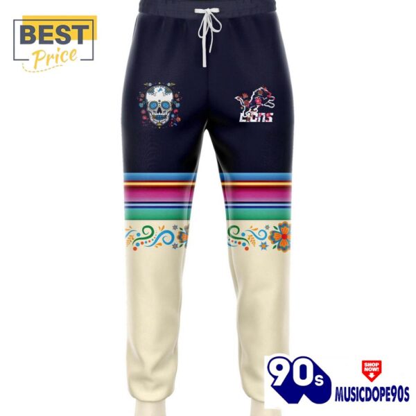 Detroit Lions 2024 NFL Dia De Los Muertos Hoodie, Jogger, Cap
