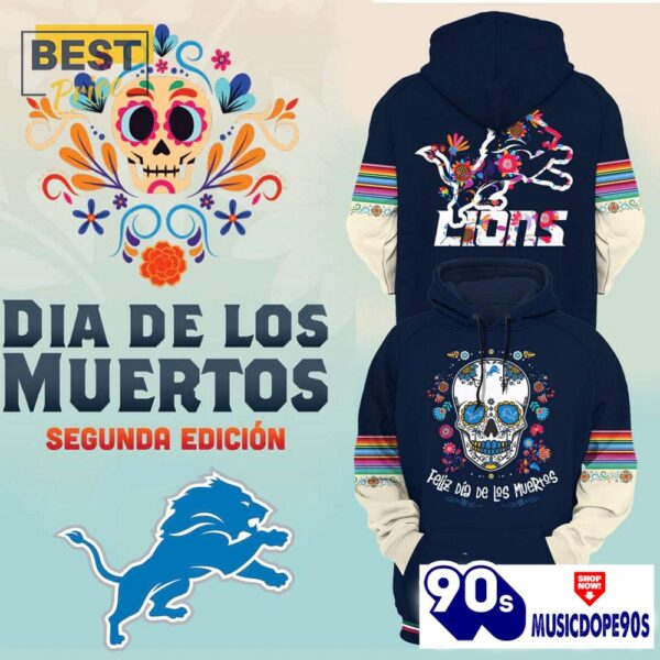 Detroit Lions 2024 Nike Dia De Los Muertos Hoodie, Jogger, Cap