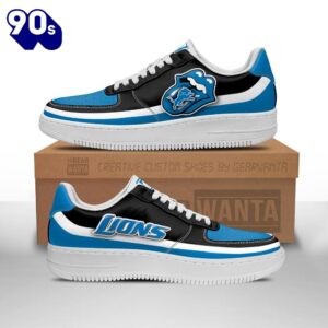 Detroit Lions Air Sneakers Custom…