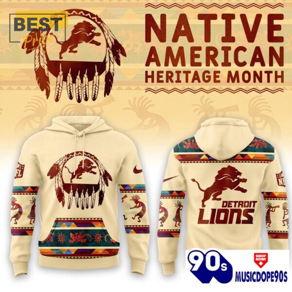 Detroit Lions America Native Edition Hoodie, Jogger, Cap
