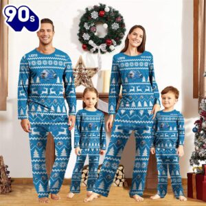 NFL Family Pajama Set, Detroit…