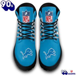 Detroit Lions Custom Boots Shoes Idea Gift For Fan