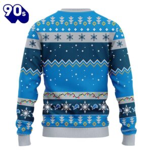 Detroit Lions HoHoHo Mickey Christmas Ugly Sweater