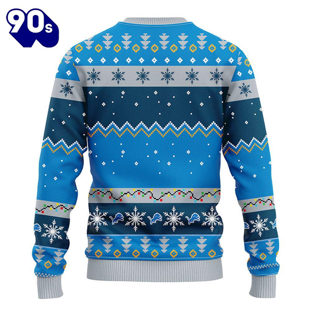 Detroit Lions HoHoHo Mickey Christmas Ugly Sweater Gift Christmas Detroit Lions HoHoHo Mickey Christmas Ugly Sweater Gift Christmas
