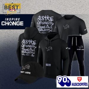 Detroit Lions NFL Team Inspire Change Hoodie, Jogger, Cap