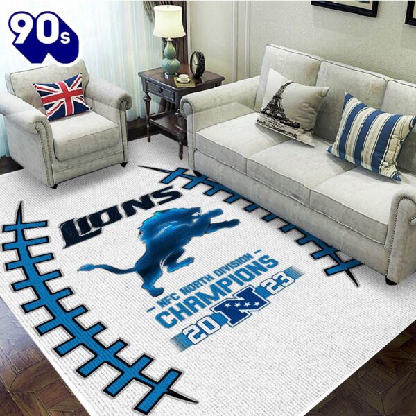 Merry Christmas  Detroit Lions Rectangular Rug Christmas For Fans