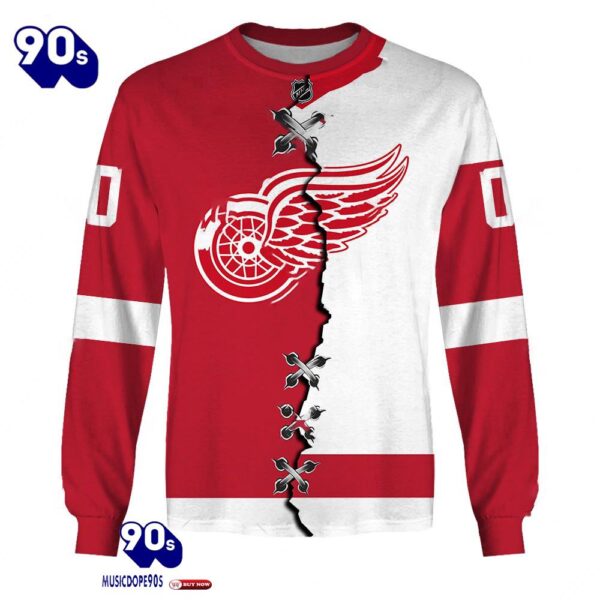 Detroit Red Wings Personalized NHL Mix Jersey