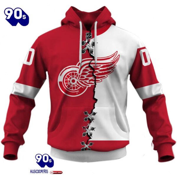 Detroit Red Wings Personalized NHL Mix Jersey