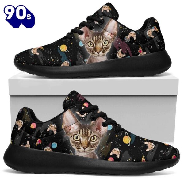 Devon Rex Cat Sneakers Sporty Shoes For Cat Lover