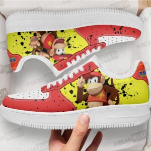 Diddy Kong Super Mario Air Sneakers Custom For Gamer Shoes
